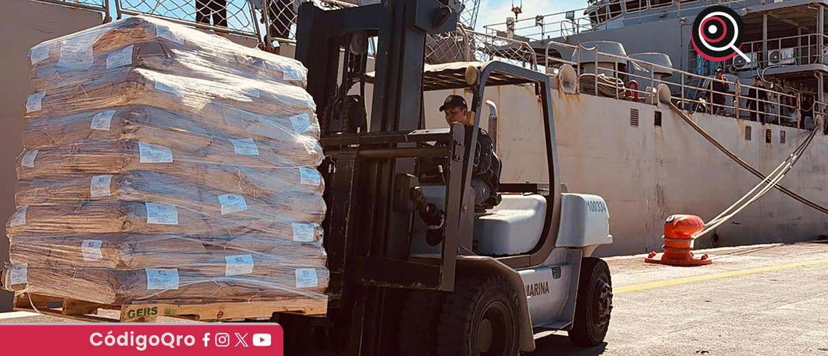 México envió más de 814 toneladas de ayuda humanitaria a Cuba