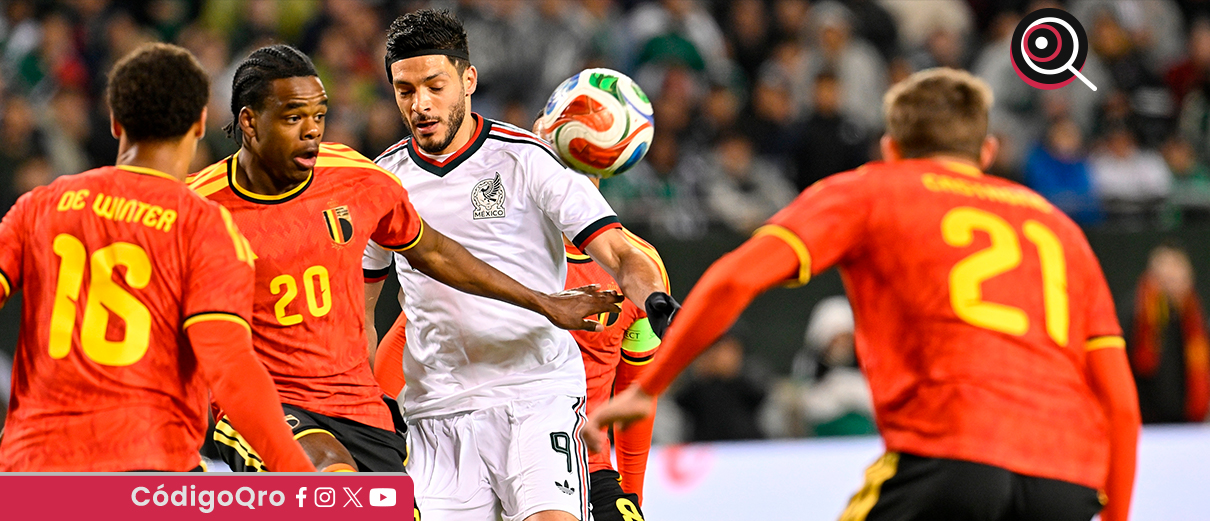 México saca empate frente a Bélgica en Chicago