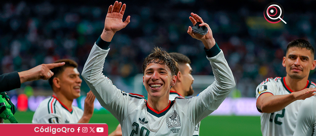 México goleó 3-0 a Chequia en el Estadio Azteca
