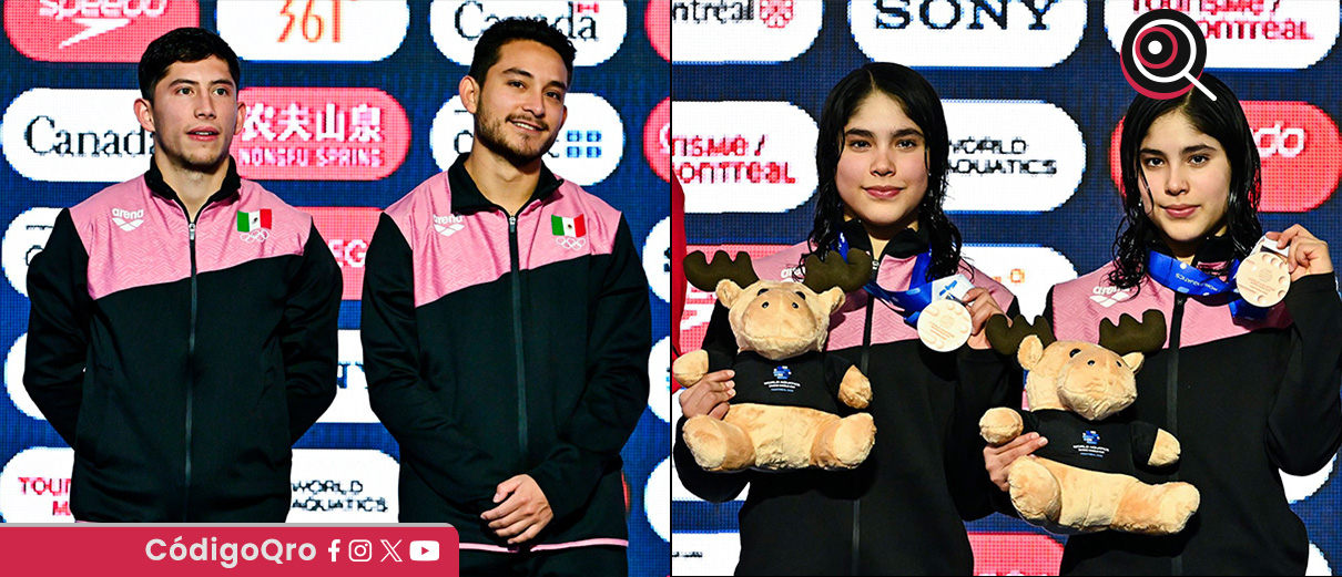 México terminó segundo en el medallero del Mundial de Clavados 2026 en Montreal