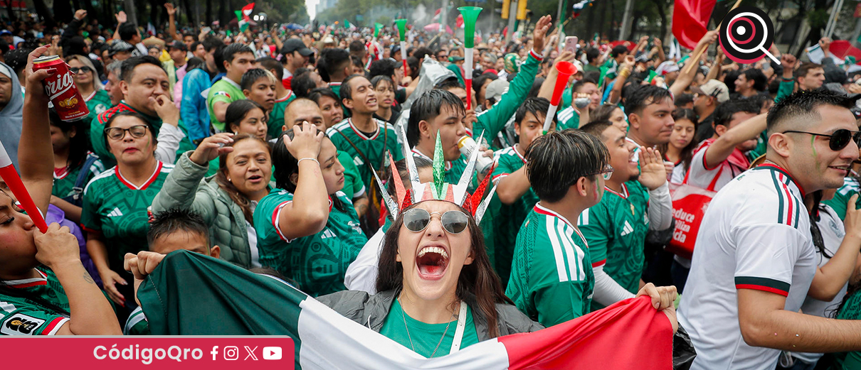 Miles de personas se congregaron en el Ángel de la Independencia