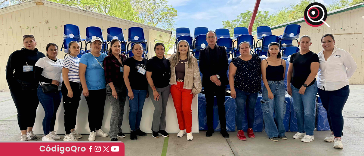 entregan, mobiliario escolar, Querétaro, Corregidora,