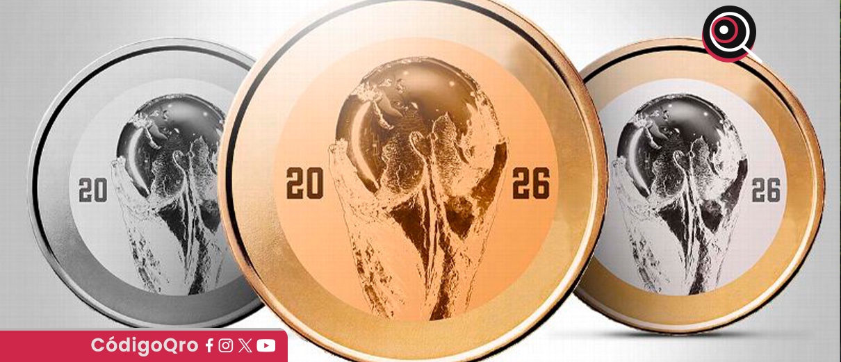 ¡Banxico lanzará monedas conmemorativas del Mundial 2026!