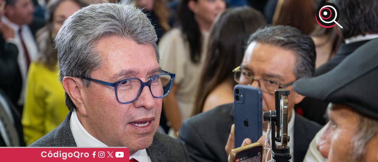 Monreal advierte que Sheinbaum gobierna bajo "amenaza externa"