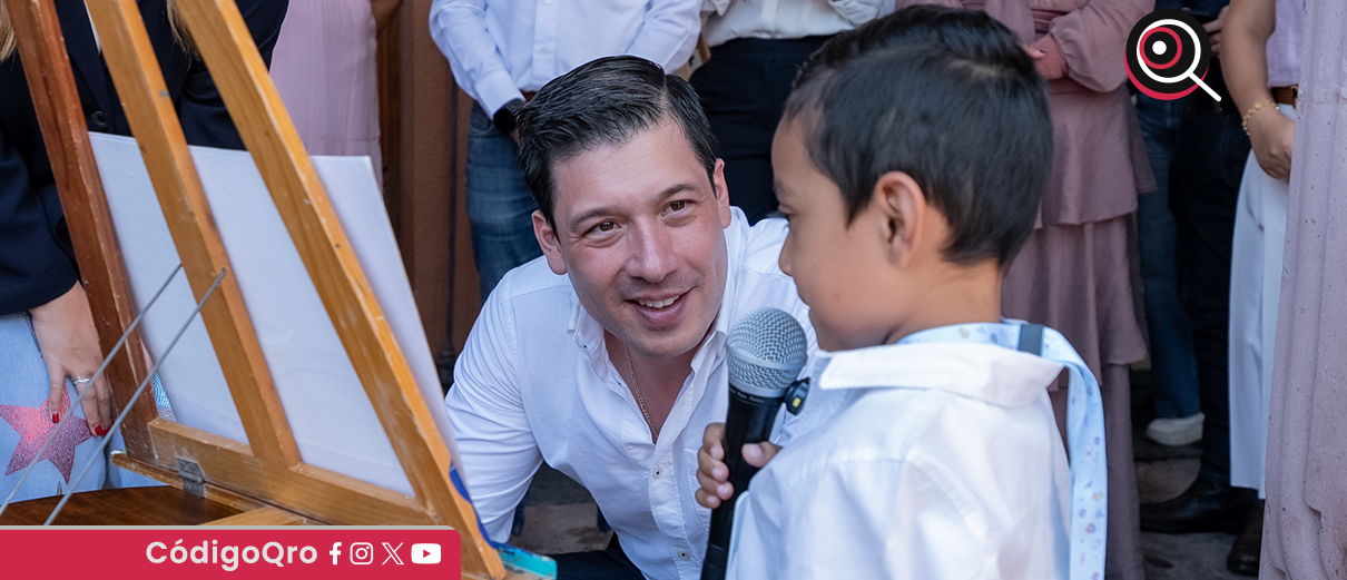 El alcalde de El Marqués, Rodrigo Monsalvo, inauguró la exposición "El Marqués de mis sueños"