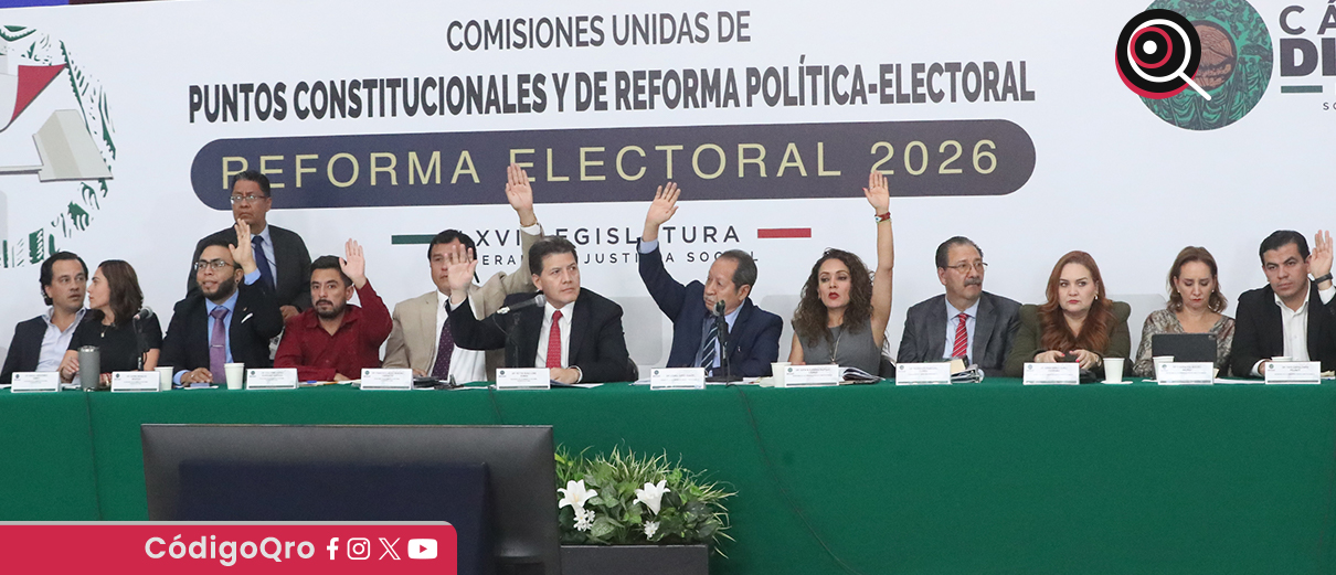 Sin PVEM y PT, Morena aprueba reforma electoral en comisiones