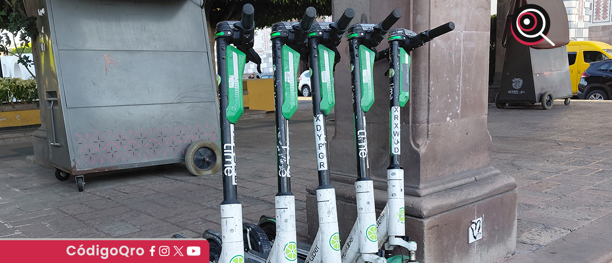 Sancionarán a quienes dejen scooters abandonados
