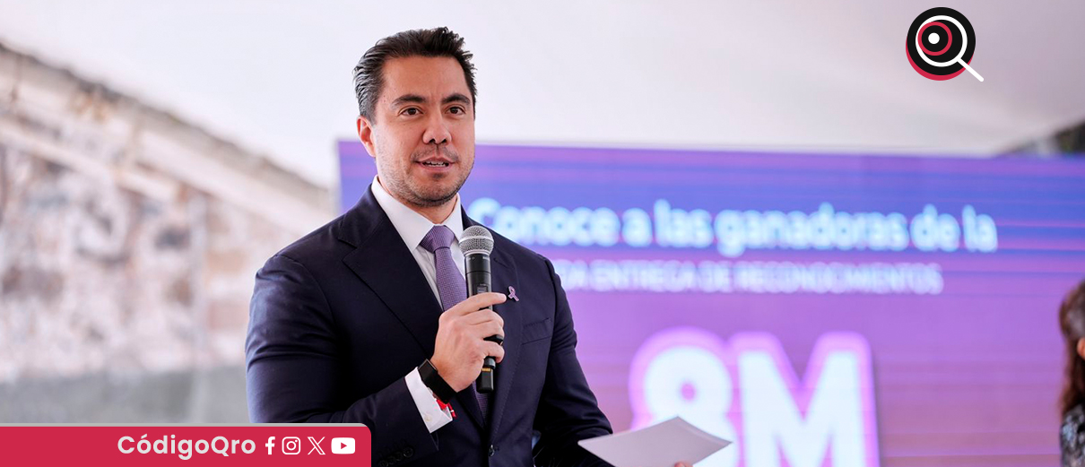 El alcalde de Querétaro, Felifer Macías, garantizó libre expresión en las marchas del 8M