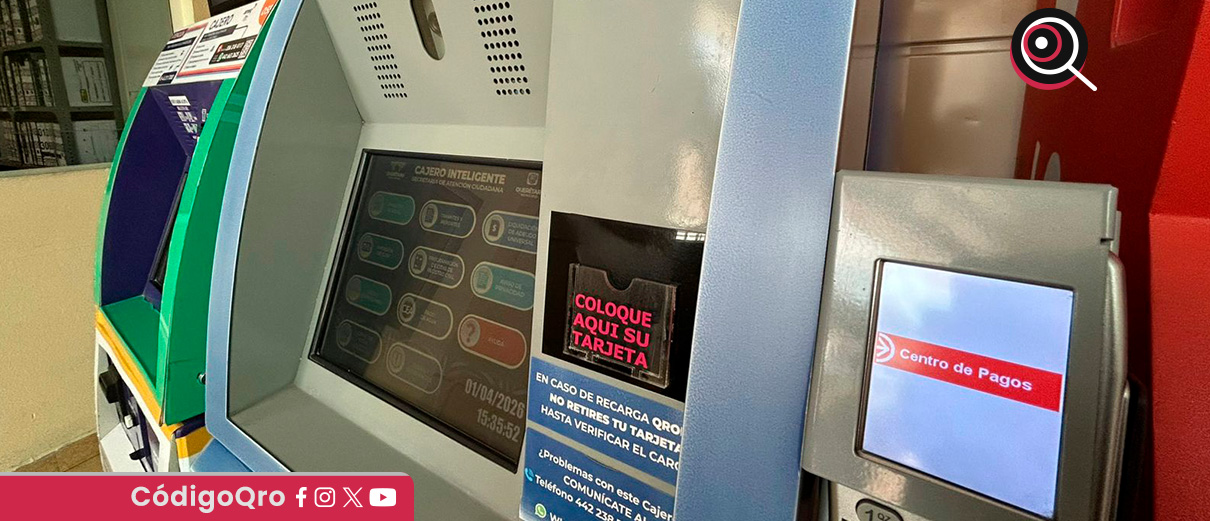 Municipio de Querétaro aumenta atención ciudadana en cajeros inteligentes