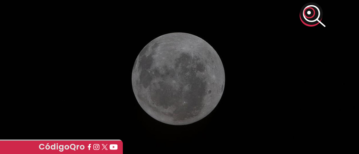 NASA publica foto tomada por Artemis II del lado oscuro de la Luna