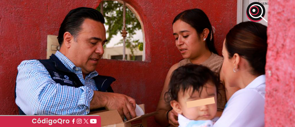 Nava supervisa entrega de apoyos del programa Contigo y tu Bebé