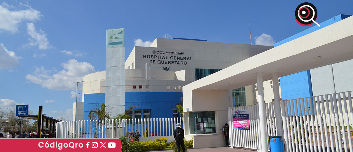 Vapores activan alarma de incendios en Hospital General de Querétaro