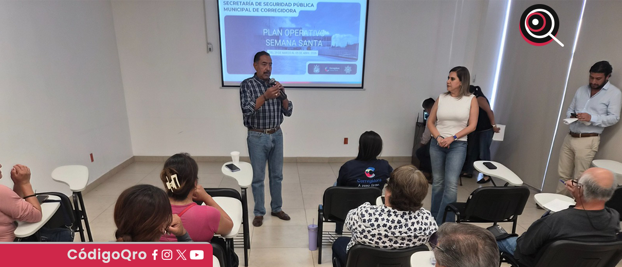 En Corregidora, alistan operativo de Semana Santa 2026