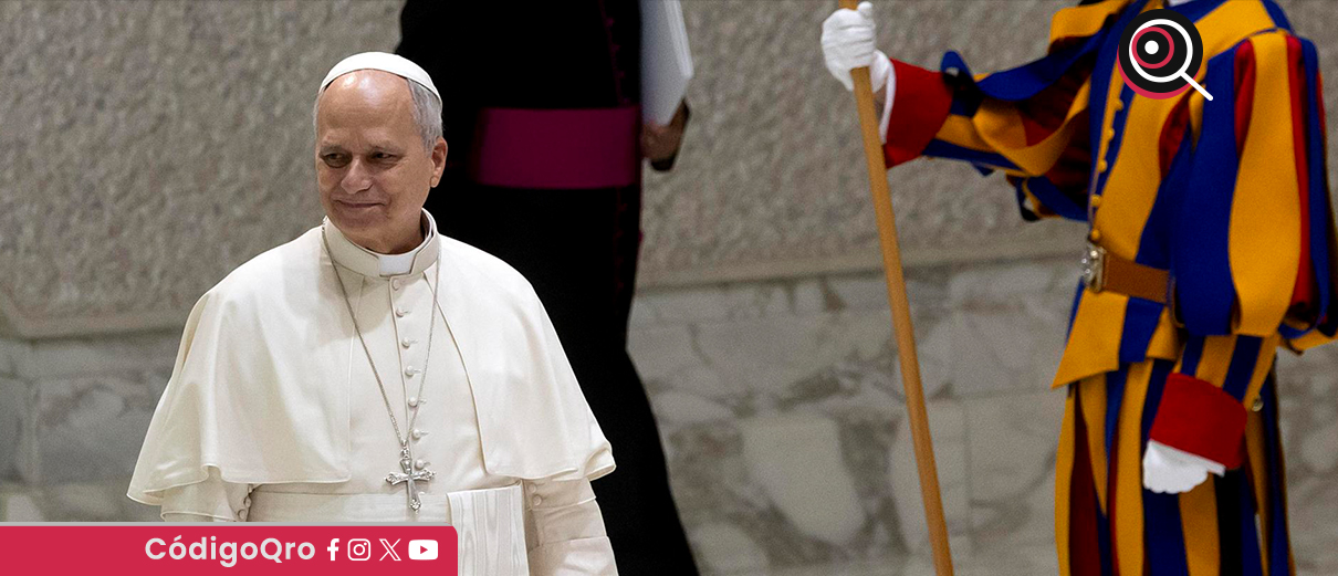 El papa León XIV sostuvo una audiencia privada ron el cardenal Carlos Aguiar Retes
