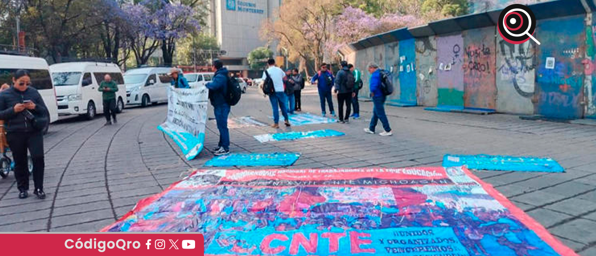 CNTE inicia paro nacional de 72 horas y marcha en la CDMX