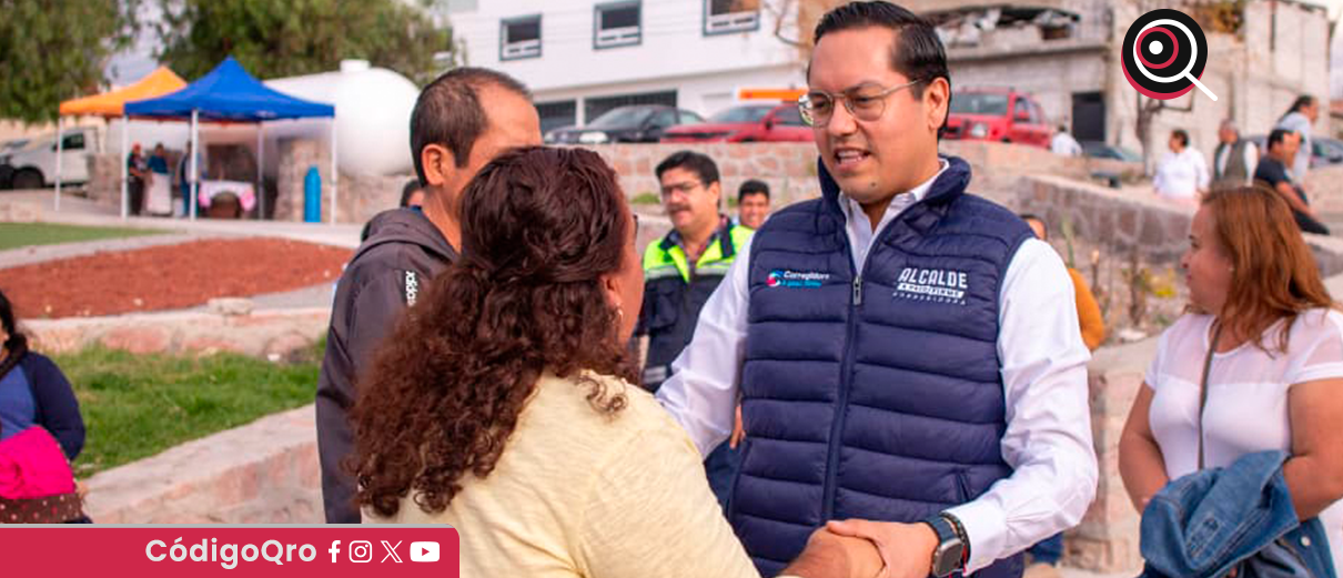 Chepe entrega el nuevo parque "Fraternidad" en la colonia Valle Arboledas