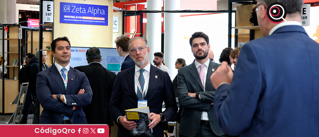 El titular de Sedesu, Marco Antonio Del Prete, encabeza la delegación de Querétaro en la Hannover Messe 2026