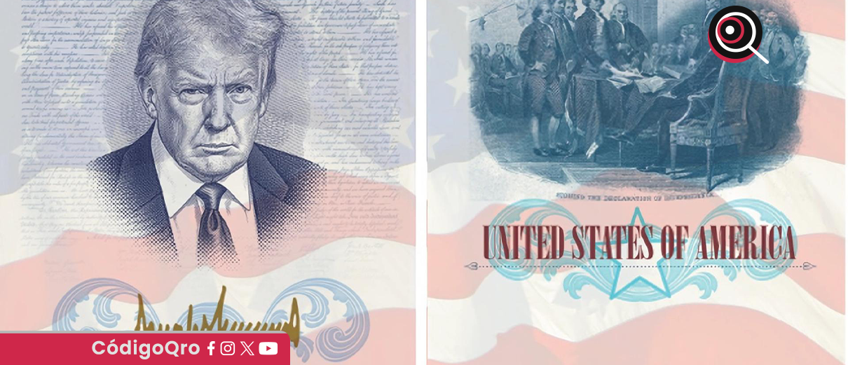 imagen, Trump, edición limitada, pasaportes, 250 años, EUA,