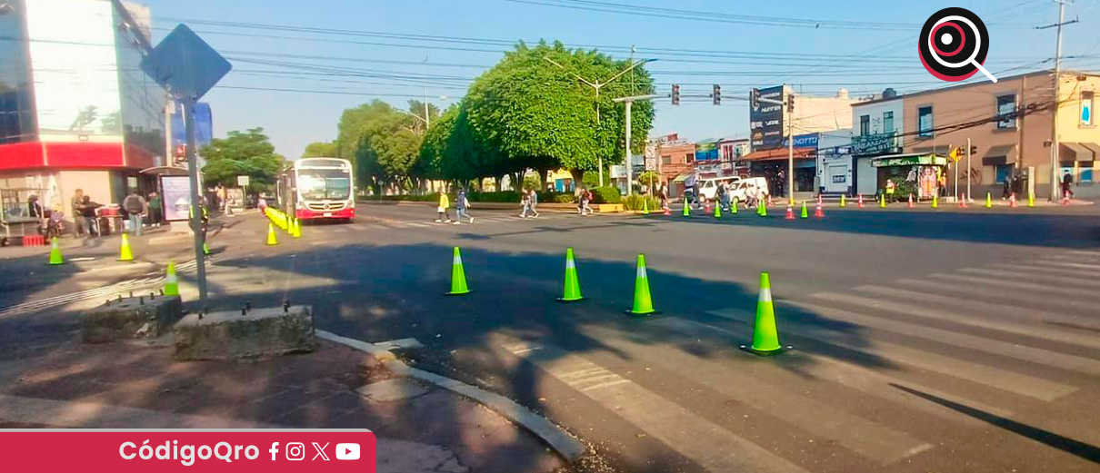 pilotaje vial, Av. Zaragoza, Ezequiel Montes,