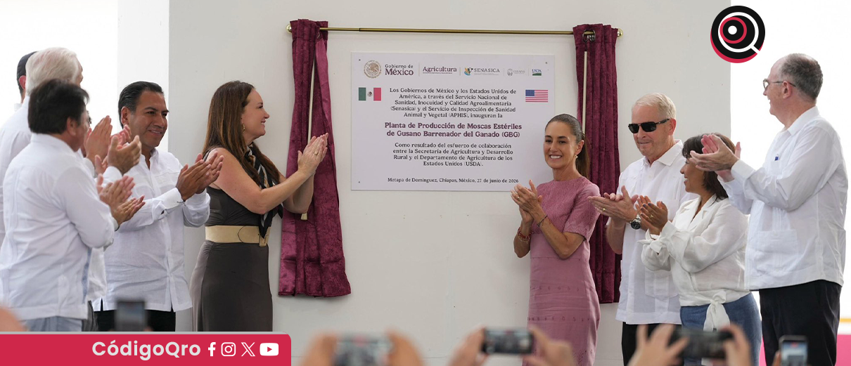México, EUA, inauguran, planta, moscas estériles, gusano barrenador,