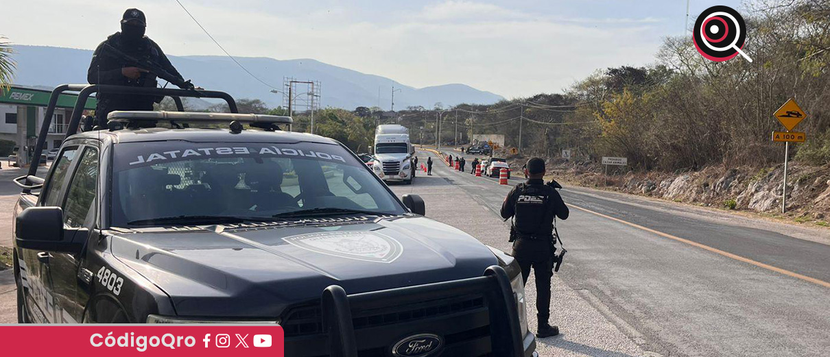 La Policía Estatal de Querétaro desplegó el operativo Alta Fuerza en la Sierra Gorda