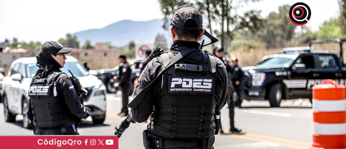 La Policía Estatal de Querétaro desplegó 2 mil operativos en lo que va de 2026