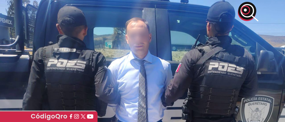 Policía Estatal detiene a un italiano en Santa Rosa Jáuregui