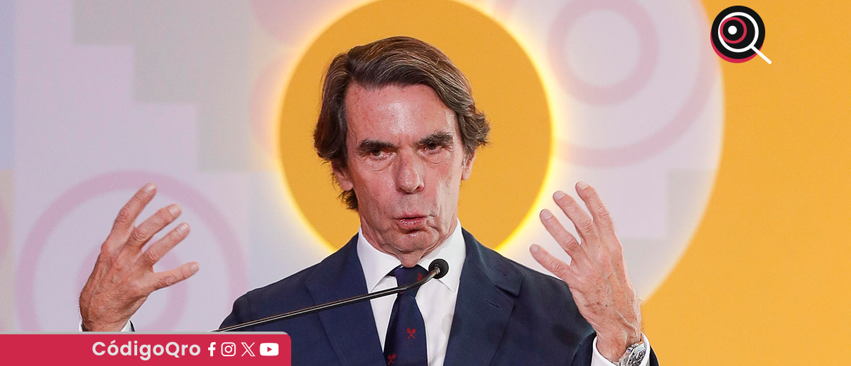 El expresidente del Gobierno de España, José María Aznar, está de visita en México