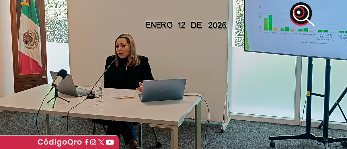 La presidenta del Congreso Local, María Georgina Guzmán Álvarez, presentó un informe de sus primeros meses de gestión
