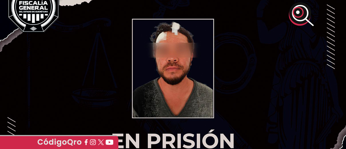 Dictan prisión preventiva contra René "N" por homicidio calificado en San Juan del Río