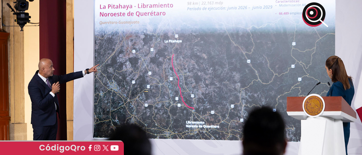 Anuncian obras del Programa Nacional de infraestructura Carretera en Querétaro