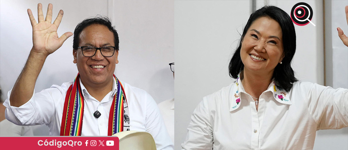 Roberto Sánchez y Keiko Fujimori dispitaron la segunda vuelta electoral en Perú