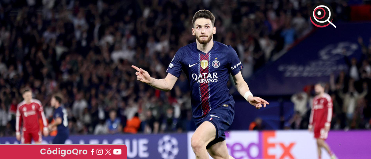 PSG derrotó 2-0 al Liverpool en la ida de los cuartos de final de la Champions