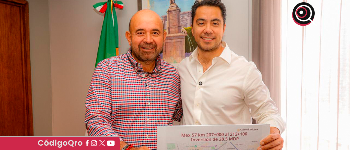 arranque, obra, rampa de frenado, México-Querétaro,