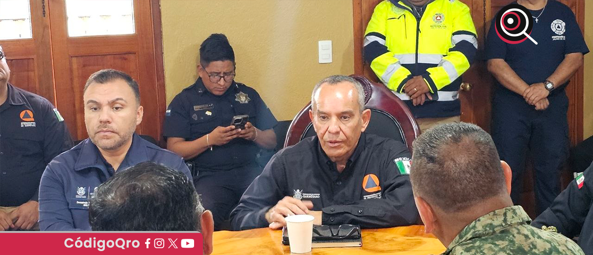 mesa de trabajo, temporada de lluvias, zona serrana, Querétaro,
