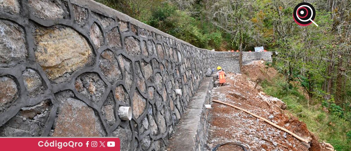 reconstrucción caminos, Sierra Gorda, semidesierto, Sonia Carrillo,