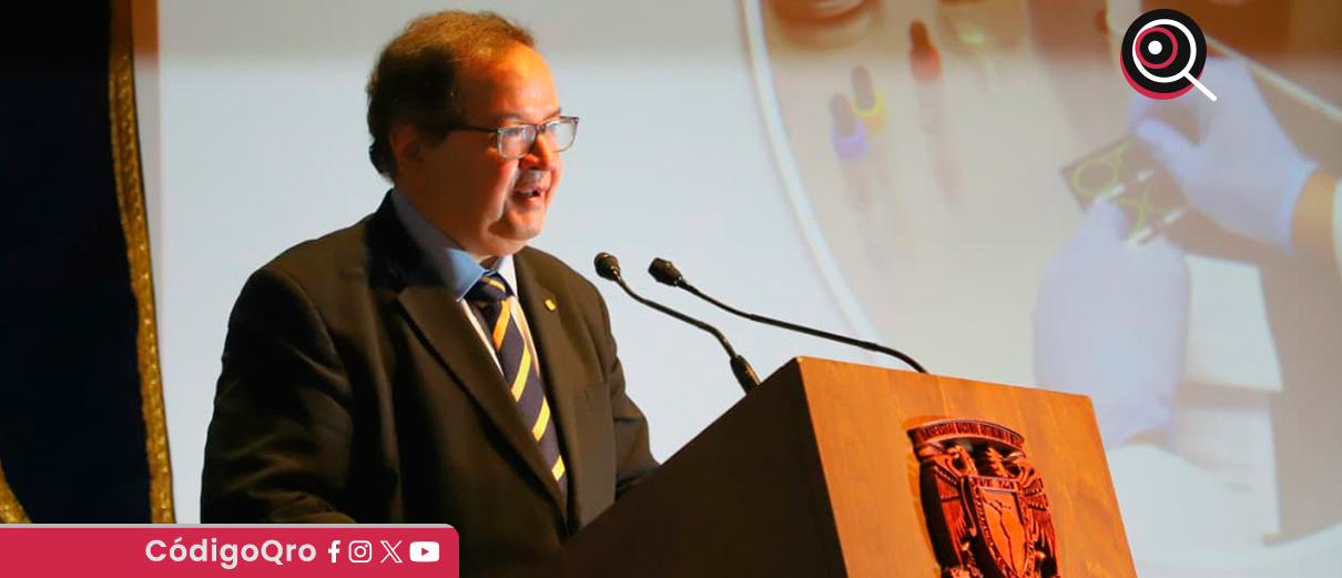 El rector de la UNAM, Leonardo Lomelí, estuvo de visita en la ENES Juriquilla