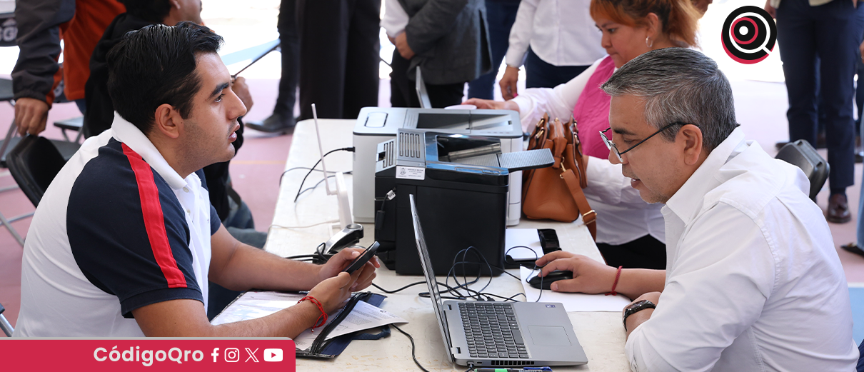 Realizan jornada del programa estatal "Refrendo Cerca de Ti" en Corregidora