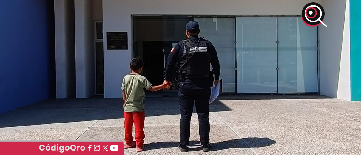 Poes resguarda a menor en situación de vulnerabilidad en Querétaro