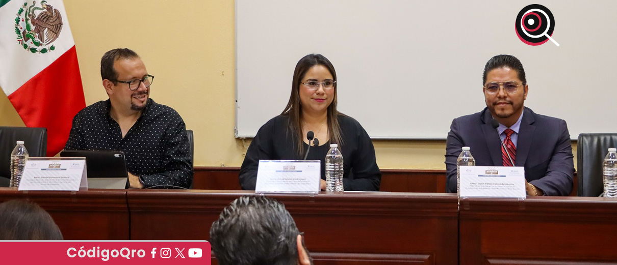 La presidenta del IEEQ, Grisel Muñiz, encabezó un foro sobre los retos de la elección judicial local
