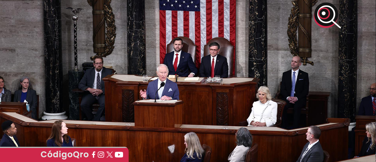 Carlos III, reconciliación, EUA, discurso, Capitolio,