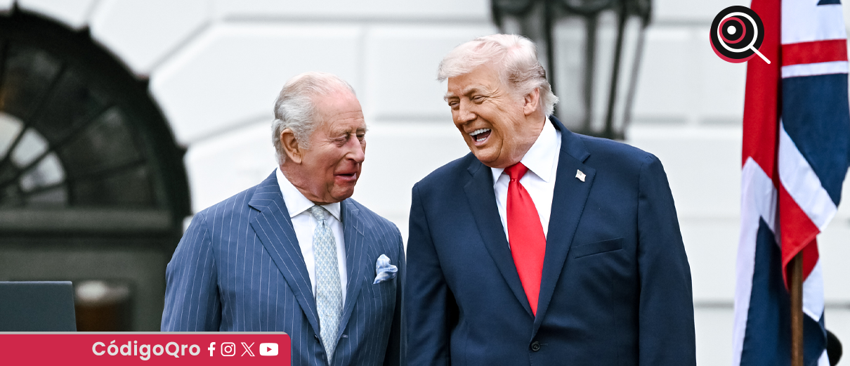 Donald Trump y Carlos III