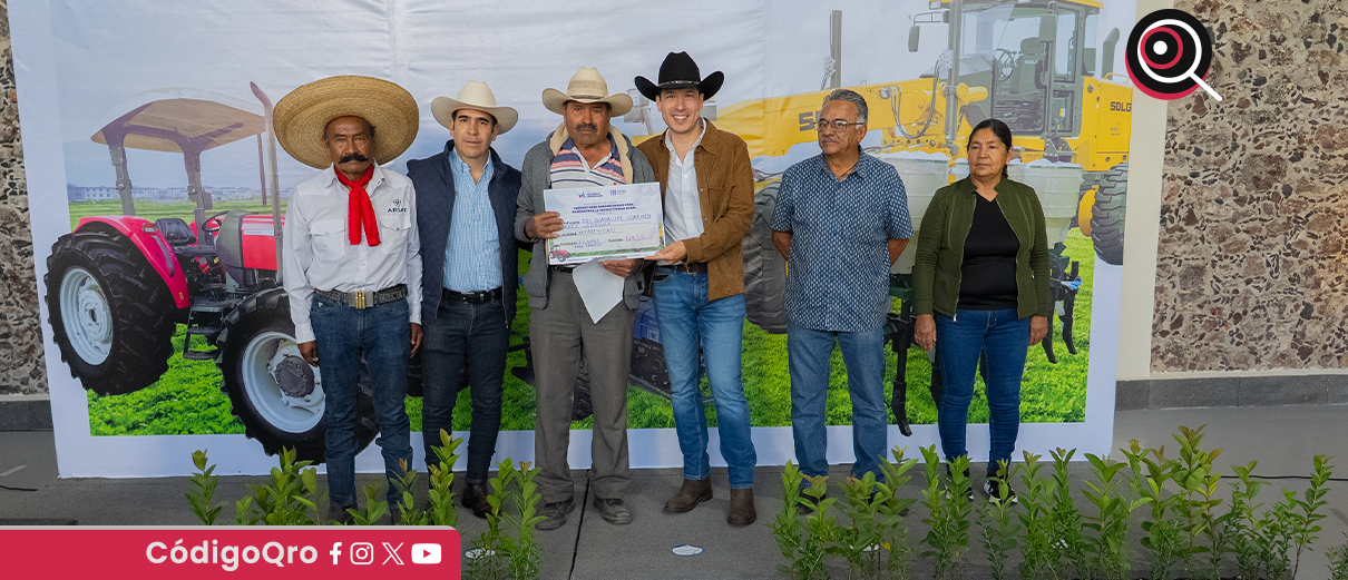 Encabeza Monsalvo entrega de apoyos a 159 productores locales