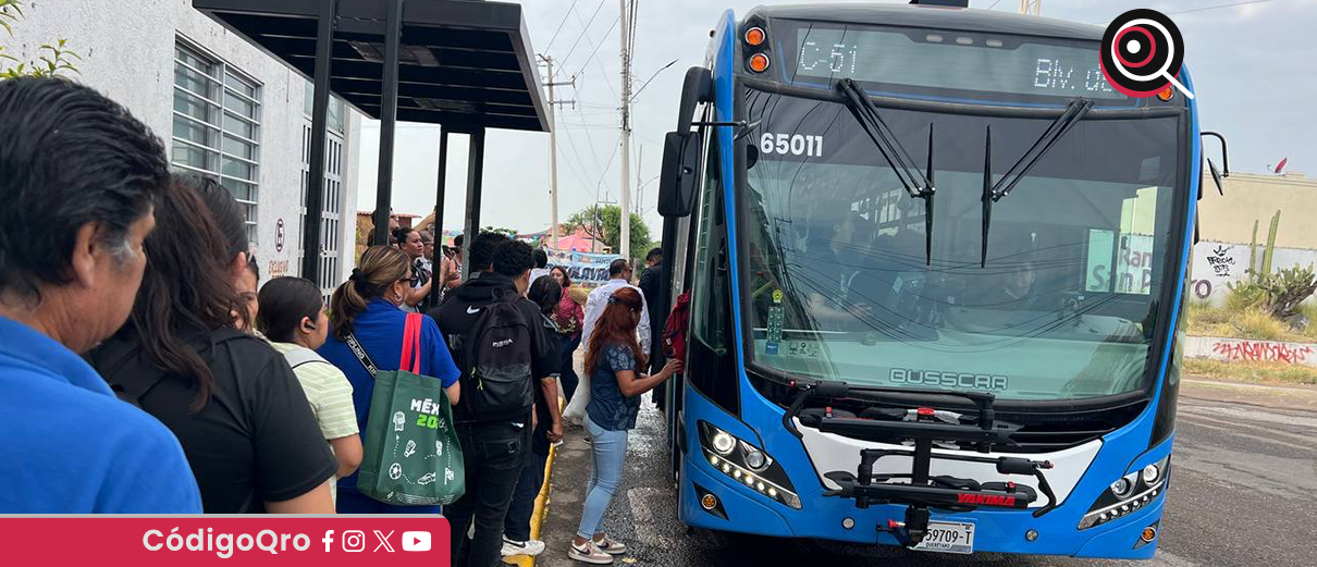 tres unidades, ruta C51, Qrobus, ampliar servicio, transporte público,