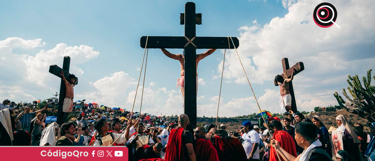 El Marqués reporta saldo blanco en viacrucis de La Cañada