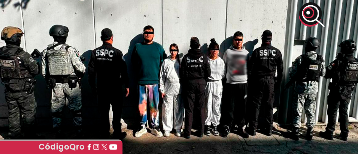 detienen, seis personas, vinculadas, organización criminal, 