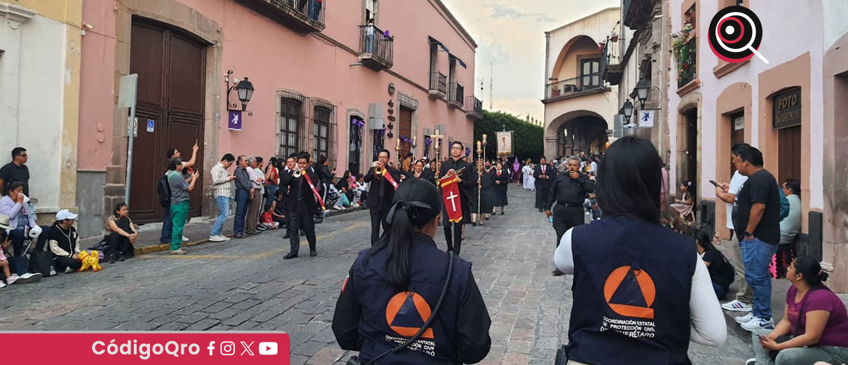 Moviliza Semana Santa a 73 mil personas en Querétaro