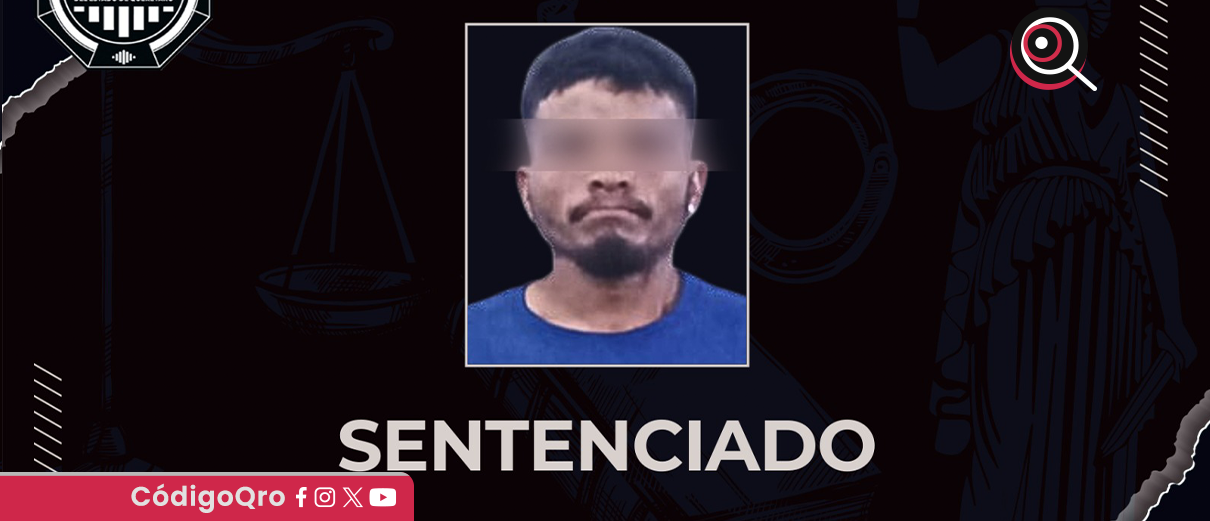 Sentencian a 9 años de prisión a hombre por siete robos a comercios en Querétaro