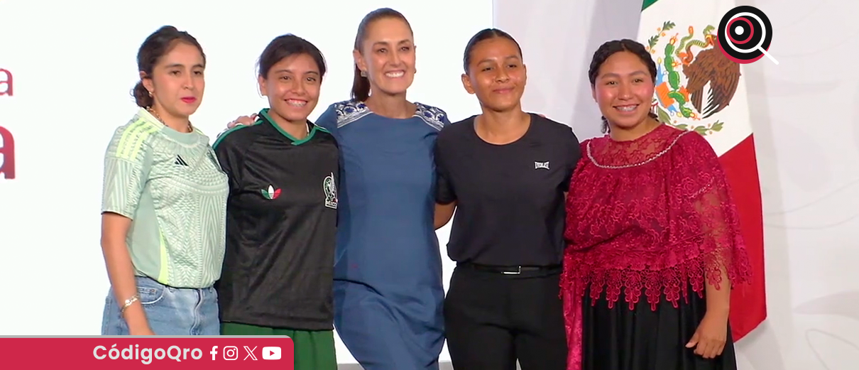 Sheinbaum, jóvenes, representarán, México, Mundial,