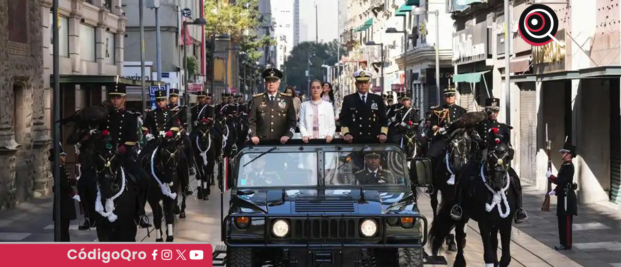 Sheinbaum encabeza ceremonia del 113 aniversario de la Marcha de la Lealtad